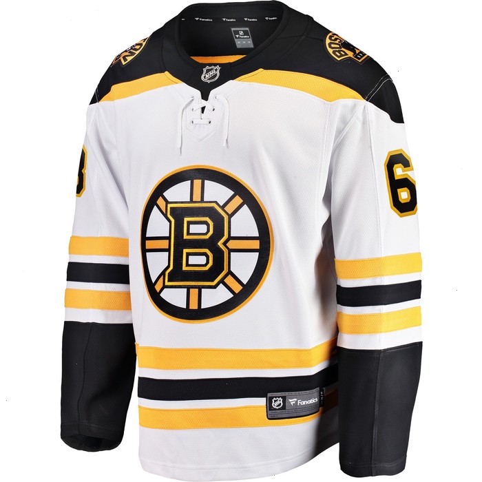 Brad Marchand Boston Bruins Fanatics Branded Away Premier Breakaway Player Jersey - White