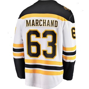 Brad Marchand Boston Bruins Fanatics Branded Away Premier Breakaway Player Jersey - White