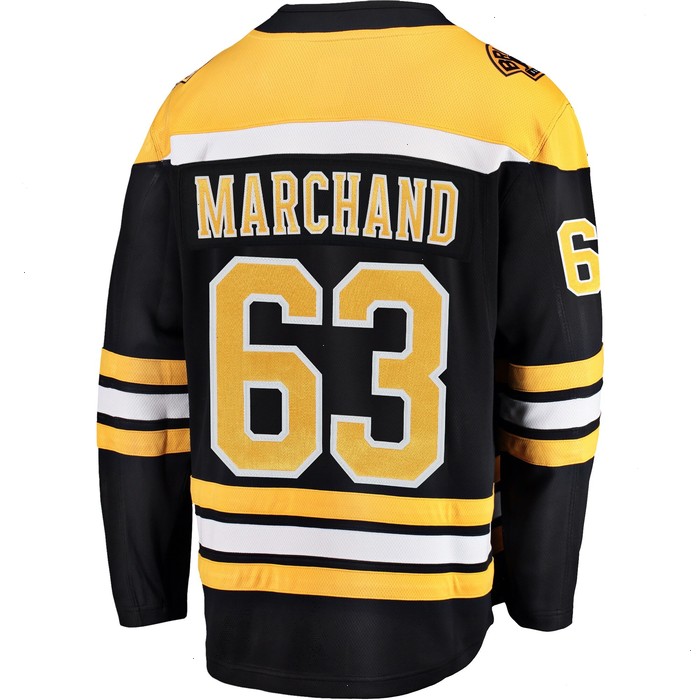 Brad Marchand Boston Bruins Fanatics Branded Home Breakaway Jersey - Black