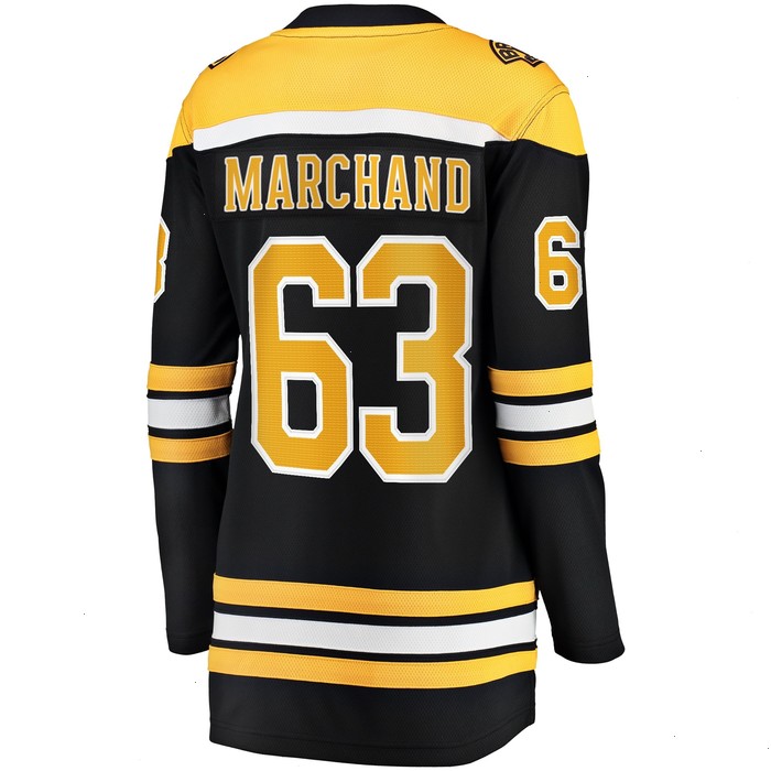 Brad Marchand Boston Bruins Fanatics Branded Women's Home Breakaway Jersey - Black