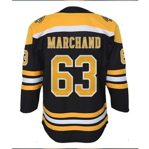 Brad Marchand Boston Bruins Youth Home Premier Player Jersey - Black