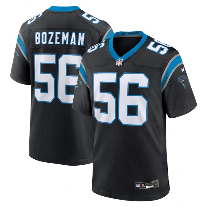 Bradley Bozeman Carolina Panthers Nike Team Game Jersey - Black