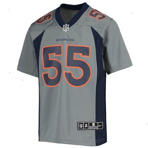 Bradley Chubb Denver Broncos Nike Youth Inverted Team Game Jersey - Gray