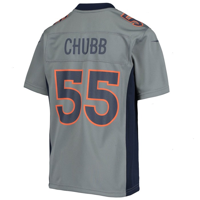 Bradley Chubb Denver Broncos Nike Youth Inverted Team Game Jersey - Gray