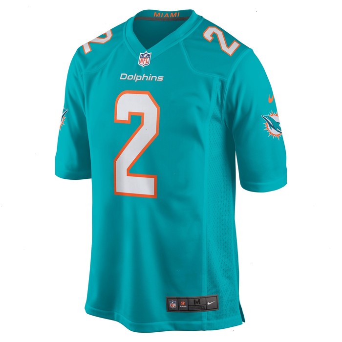 Bradley Chubb Miami Dolphins Nike Game Player Jersey - Aqua