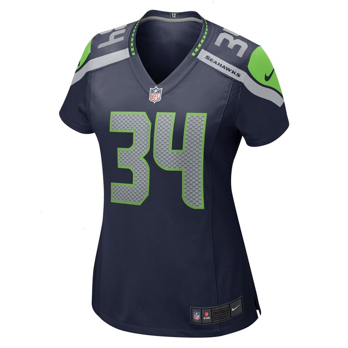 Brady Breeze Seattle Seahawks Nike Women's Team Game Jersey - College Navy