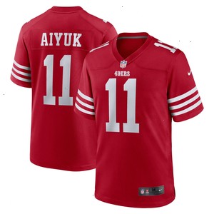 Brandon Aiyuk San Francisco 49ers Nike Team Player Game Jersey - Scarlet