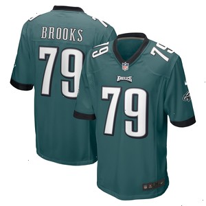 Brandon Brooks Philadelphia Eagles Nike Game Jersey - Midnight Green