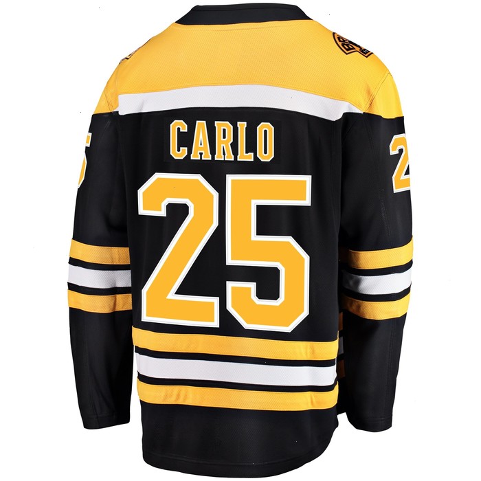 Brandon Carlo Boston Bruins Fanatics Branded Home Breakaway Player Jersey - Black