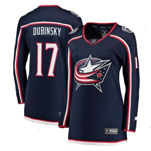 Brandon Dubinsky Columbus Blue Jackets Fanatics Branded Women's Breakaway Jersey - Navy