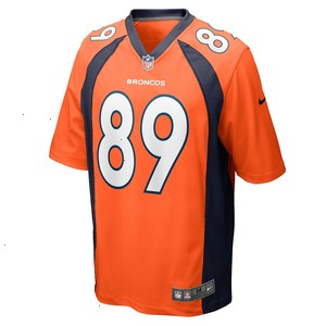 Brandon Johnson Denver Broncos Nike Game Player Jersey - Orange