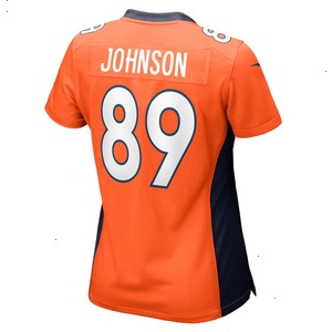 Brandon Johnson Denver Broncos Nike Women's Game Player Jersey - Orange