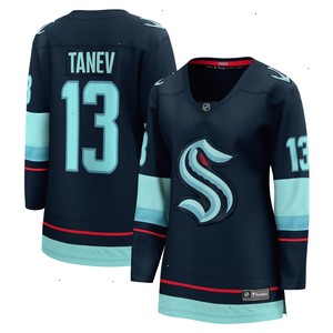 Brandon Tanev Seattle Kraken Fanatics Branded Women's Home Breakaway Player Jersey - Navy