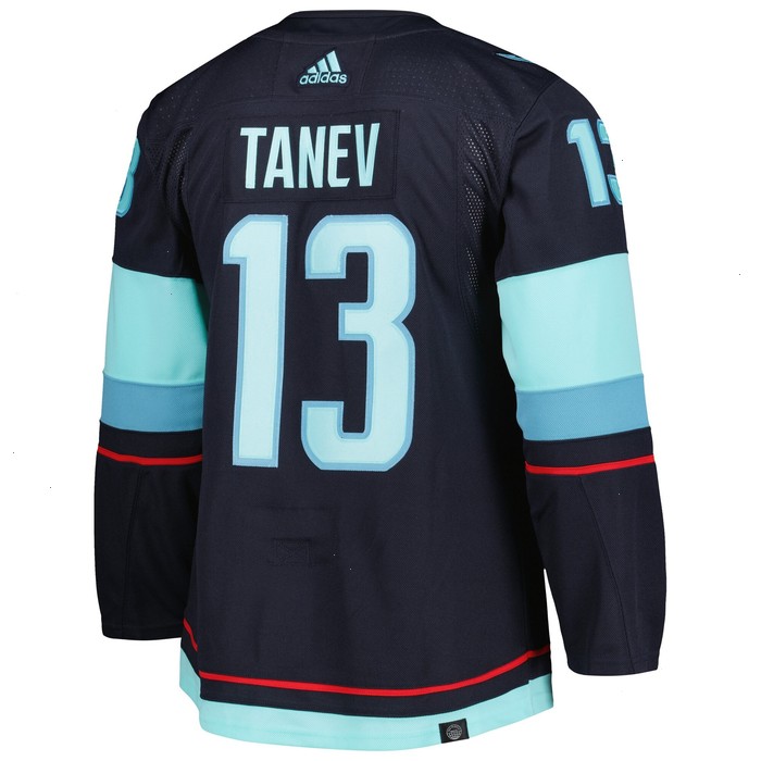 Brandon Tanev Seattle Kraken adidas Home Primegreen Authentic Pro Player Jersey - Navy