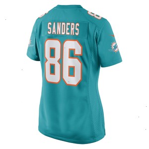 Braylon Sanders Miami Dolphins Nike Women's Game Player Jersey - Aqua