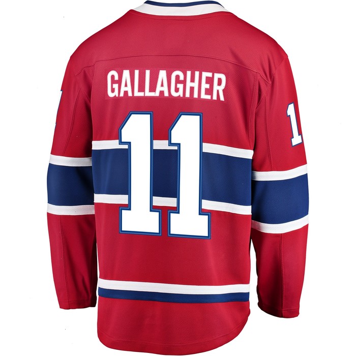 Brendan Gallagher Montreal Canadiens Fanatics Branded Breakaway Player Jersey - Red