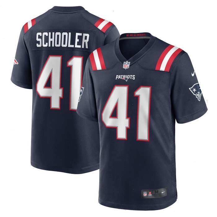 Brenden Schooler New England Patriots Nike Game Player Jersey - Navy