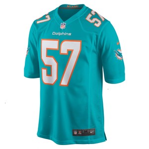 Brennan Scarlett Miami Dolphins Nike Game Jersey - Aqua