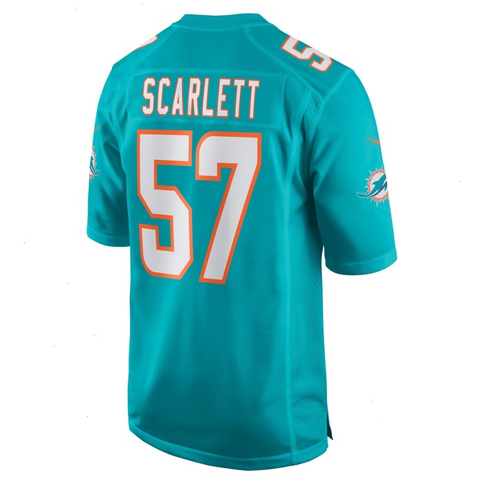 Brennan Scarlett Miami Dolphins Nike Game Jersey - Aqua