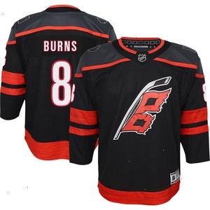 Brent Burns Carolina Hurricanes Youth 2022/23 Home Premier Player Jersey - Black