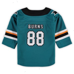 Brent Burns San Jose Sharks Infant Home Premier Player Jersey - Teal