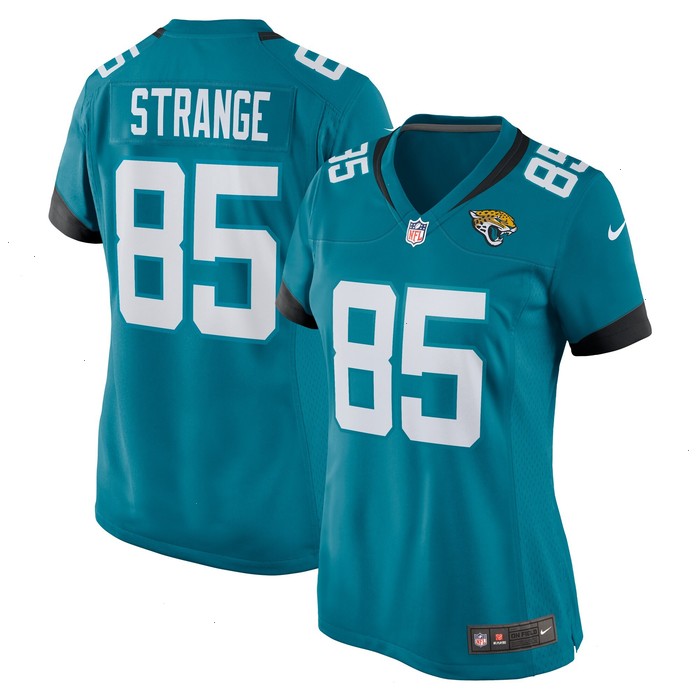 Brenton Strange Jacksonville Jaguars Nike Women's Team Game Jersey - Teal