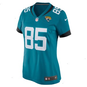 Brenton Strange Jacksonville Jaguars Nike Women's Team Game Jersey - Teal