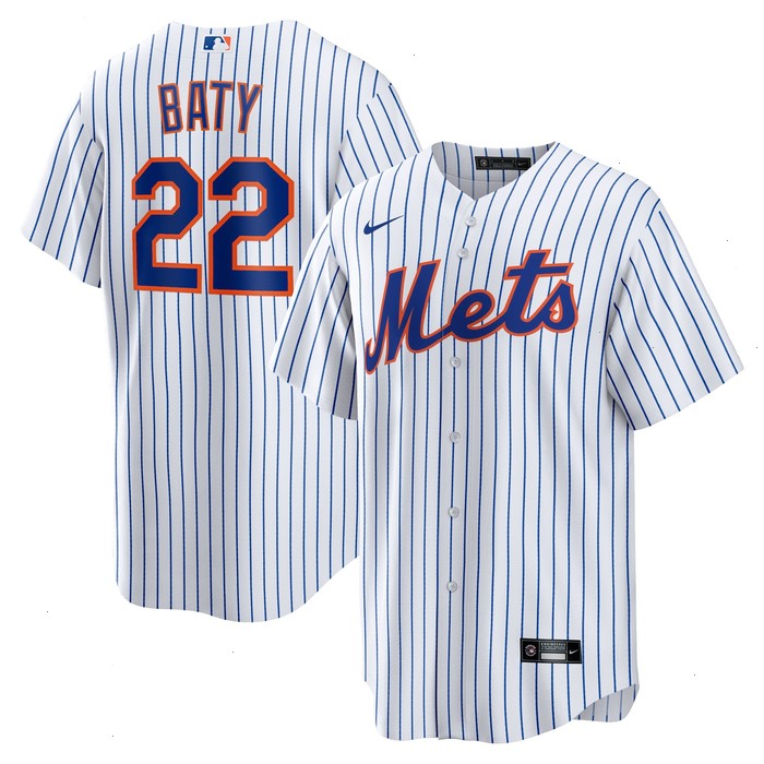 Brett Baty New York Mets Nike Replica Player Jersey - White