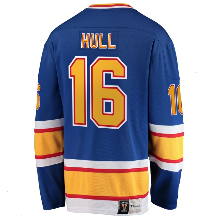 Brett Hull St. Louis Blues Fanatics Branded Premier Breakaway Retired Player Jersey - Blue