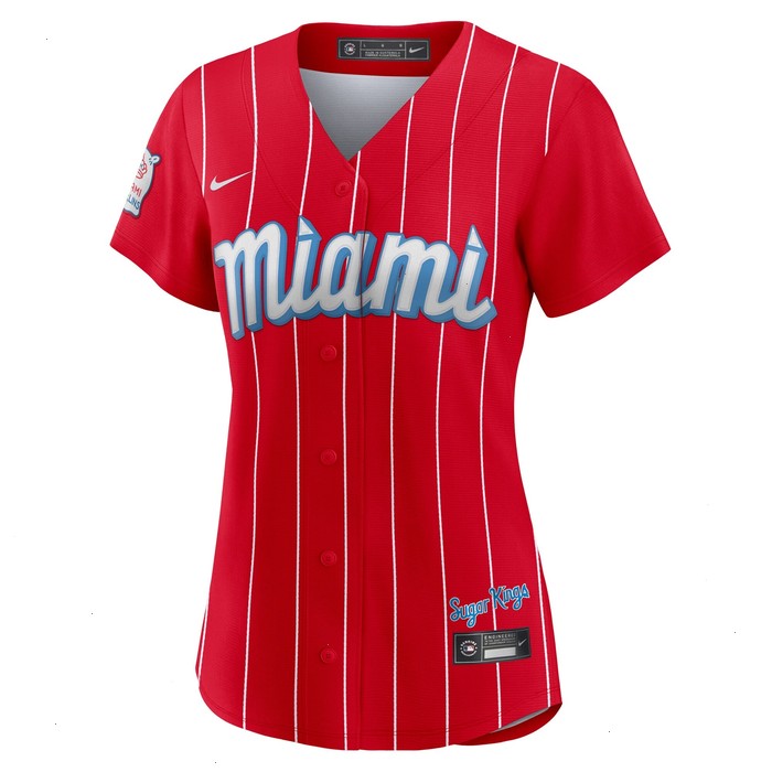 Brian Anderson Miami Marlins Nike Women's City Connect Replica Player Jersey - Red