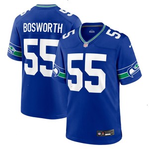 Brian Bosworth Seattle Seahawks Nike Throwback Retired Player Game Jersey - Royal