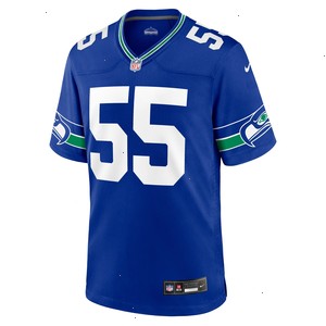 Brian Bosworth Seattle Seahawks Nike Throwback Retired Player Game Jersey - Royal