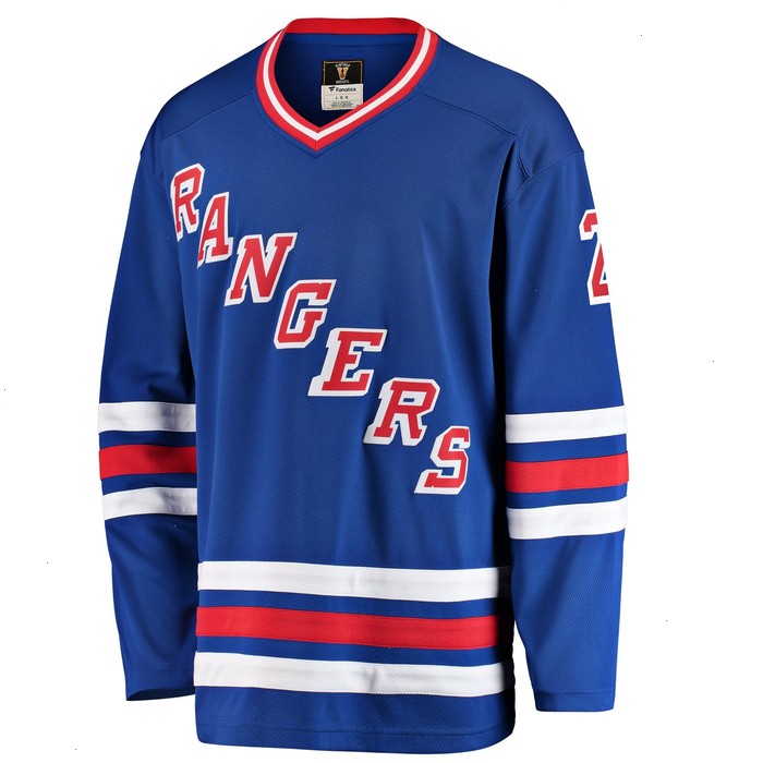 Brian Leetch New York Rangers Fanatics Branded Premier Breakaway Retired Player Jersey - Blue