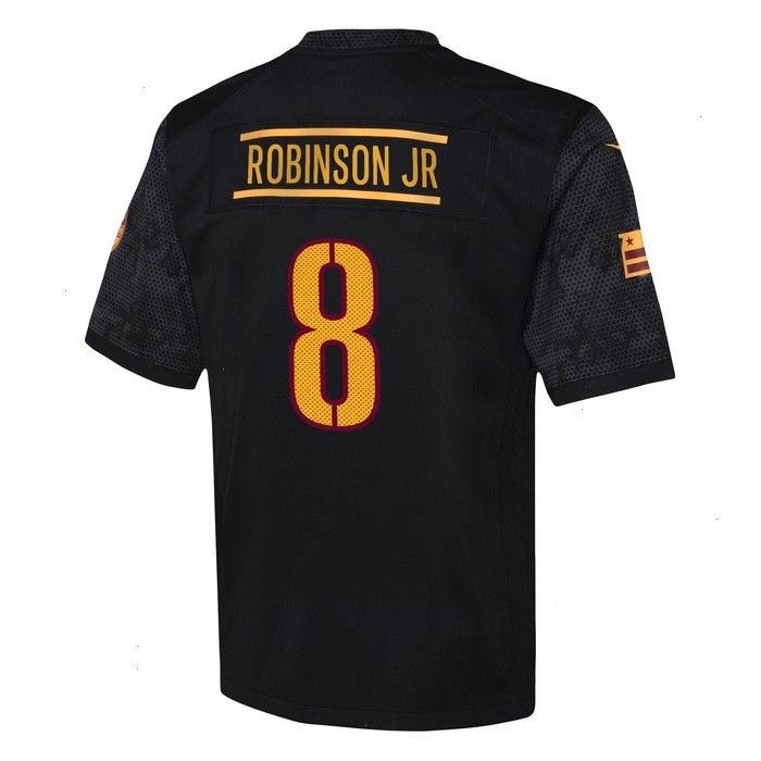 Brian Robinson Jr. Washington Commanders Nike Youth Game Jersey - Black