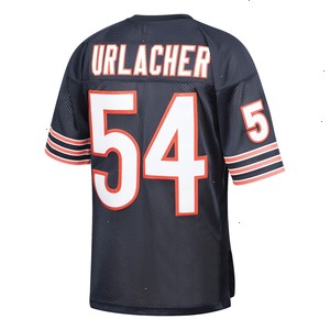 Brian Urlacher Chicago Bears Mitchell & Ness 2001 Authentic Throwback Retired Player Jersey - Navy