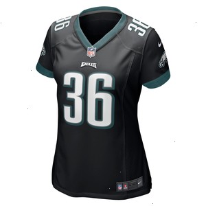 Brian Westbrook Philadelphia Eagles Nike Women's Retired Game Jersey - Black