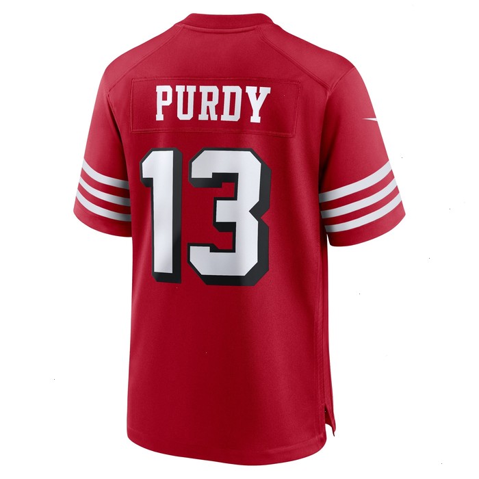 Brock Purdy San Francisco 49ers Nike Alternate Game Player Jersey - Scarlet