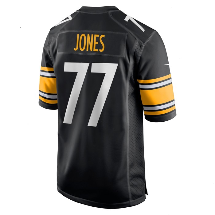 Broderick Jones Pittsburgh Steelers Nike 2023 NFL Draft First Round Pick Game Jersey - Black