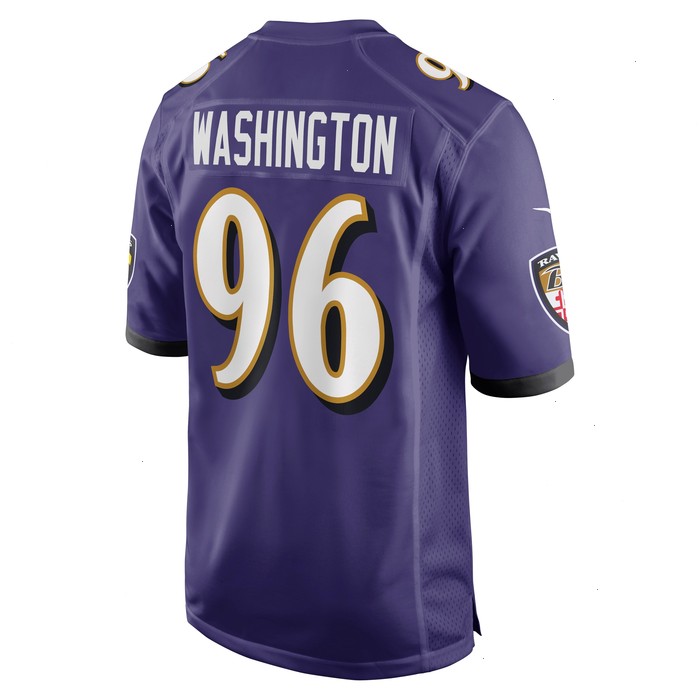 Broderick Washington Baltimore Ravens Nike Game Player Jersey - Purple