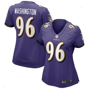 Broderick Washington Baltimore Ravens Nike Women's Game Jersey - Purple