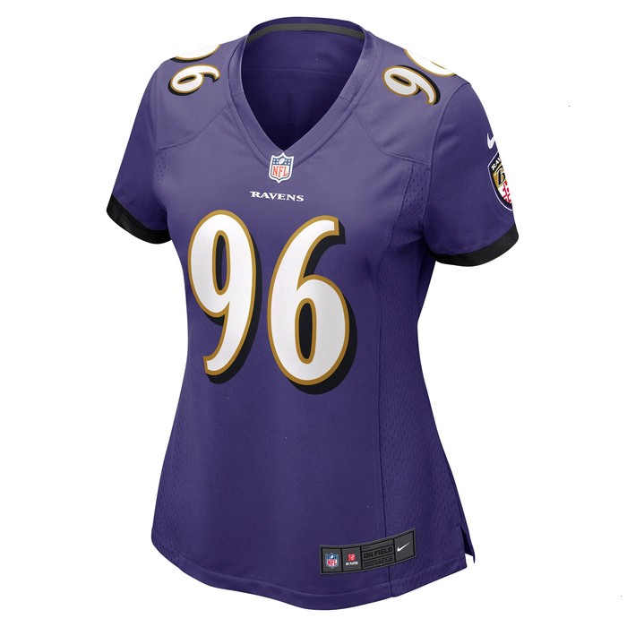 Broderick Washington Baltimore Ravens Nike Women's Game Jersey - Purple