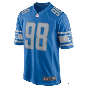 Brodric Martin Detroit Lions Nike Team Game Jersey - Blue