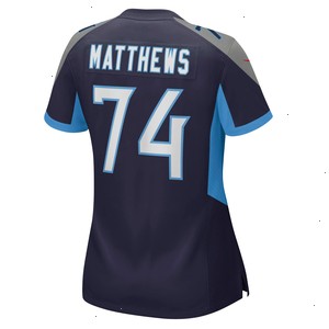 Bruce Matthews Tennessee Titans Nike Women's Retired Player Jersey - Navy