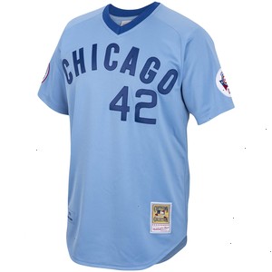 Bruce Sutter Chicago Cubs Mitchell & Ness Road 1976 Cooperstown Collection Authentic Jersey - Light Blue