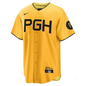 Bryan Reynolds Pittsburgh Pirates Nike 2023 City Connect Replica Player Jersey - Gold