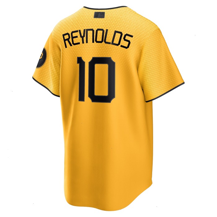 Bryan Reynolds Pittsburgh Pirates Nike 2023 City Connect Replica Player Jersey - Gold