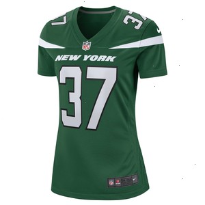 Bryce Hall New York Jets Nike Women's Game Jersey - Gotham Green