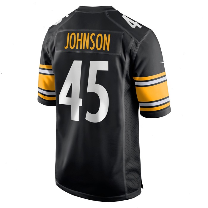 Buddy Johnson Pittsburgh Steelers Nike Player Game Jersey - Black