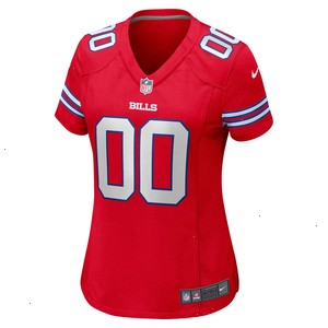 Buffalo Bills Nike Women's Alternate Custom Game Jersey - Red