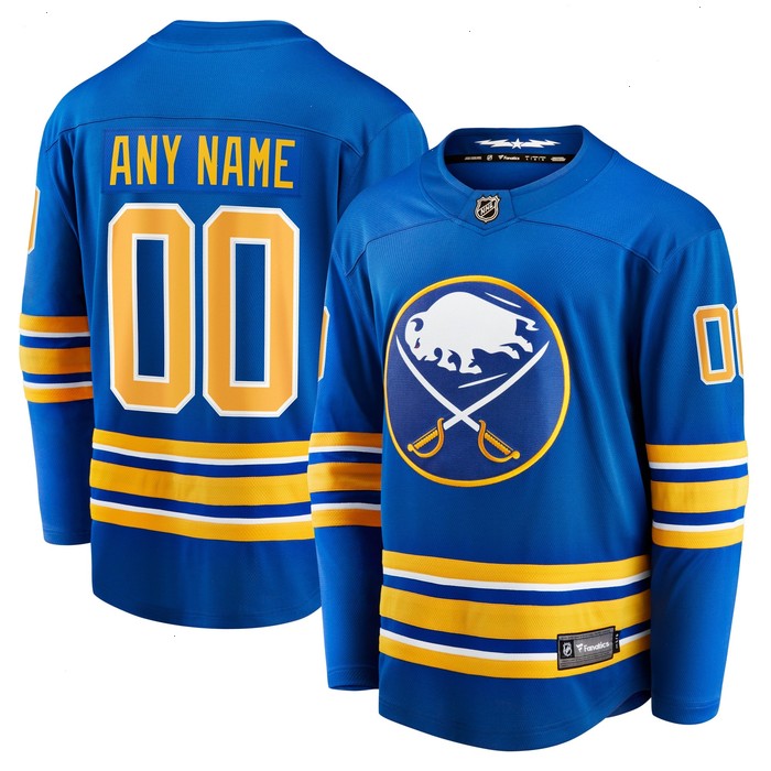 Buffalo Sabres Fanatics Branded 2020/21 Home Breakaway Custom Jersey - Royal